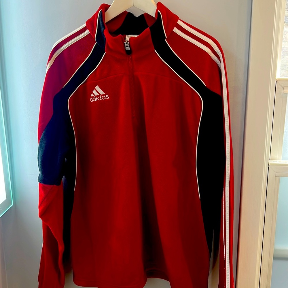 Adidas neck zip sweatshirt. Man’s M